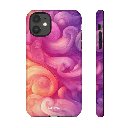 Swirls Embrace Light - iPhone Case