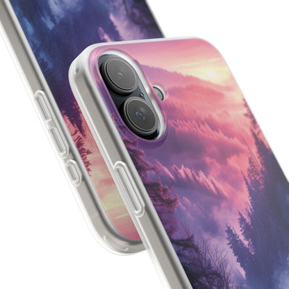 Misty Forest Serenity - Flexi iPhone 16 Phone Case