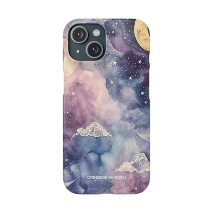 Dreamy Celestial Night - Slim iPhone 15 Phone Case