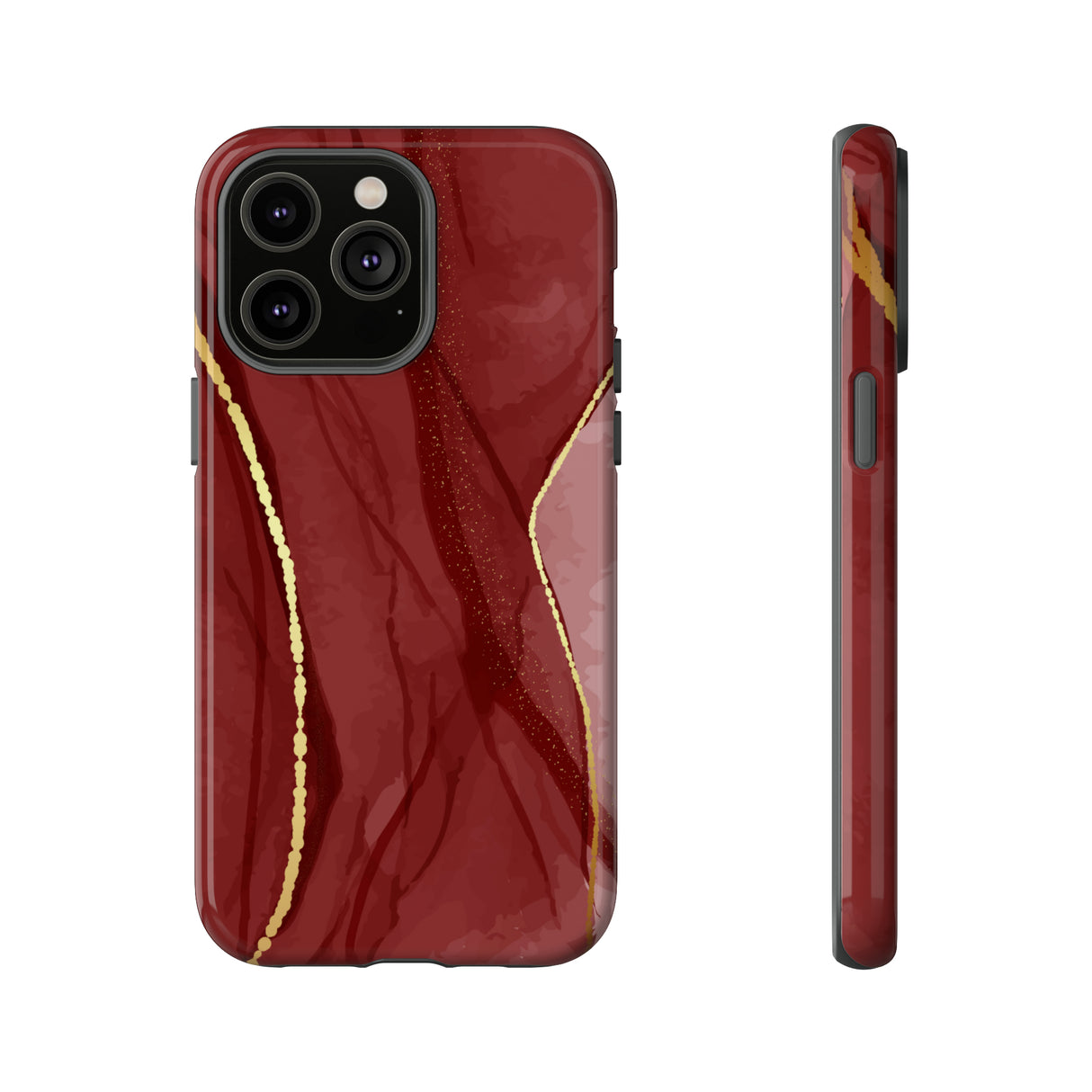 Dark Red - Protective Phone Case