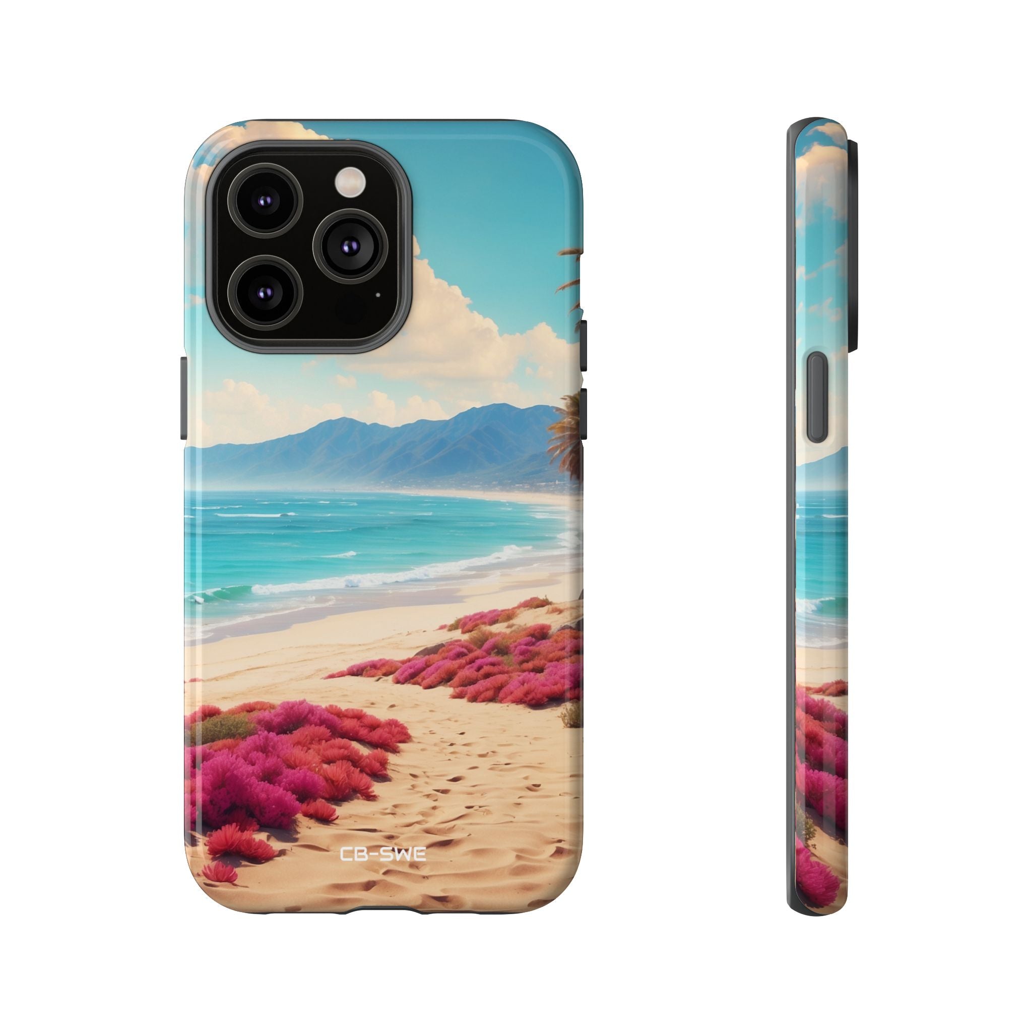 Footprints Trace Sand - iPhone Case