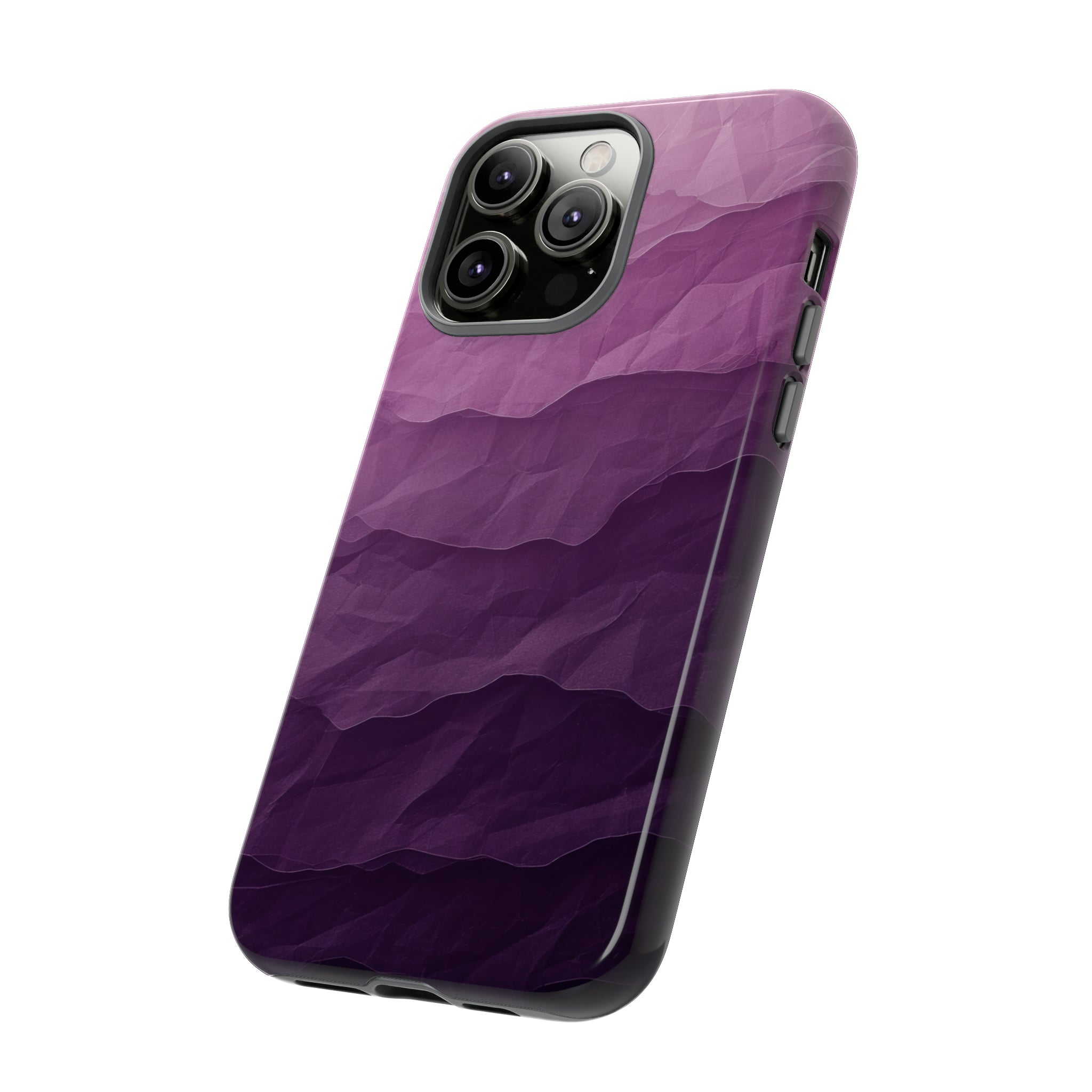 Lilac to Plum Gradient - Protective Phone Case