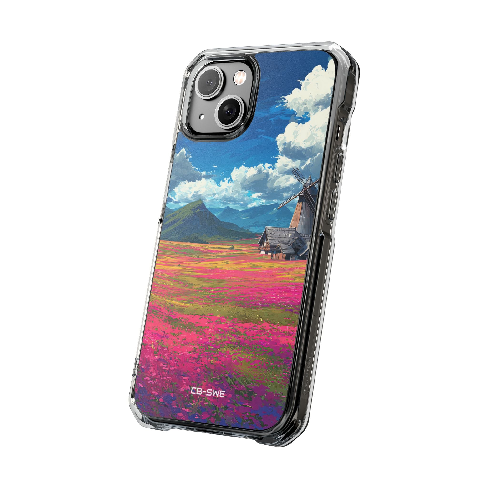 Impressionistic Summer Windmill iPhone Case - Impact