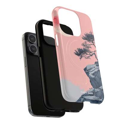 Crimson Moon Tree iPhone 15 Pro Case - Tough+