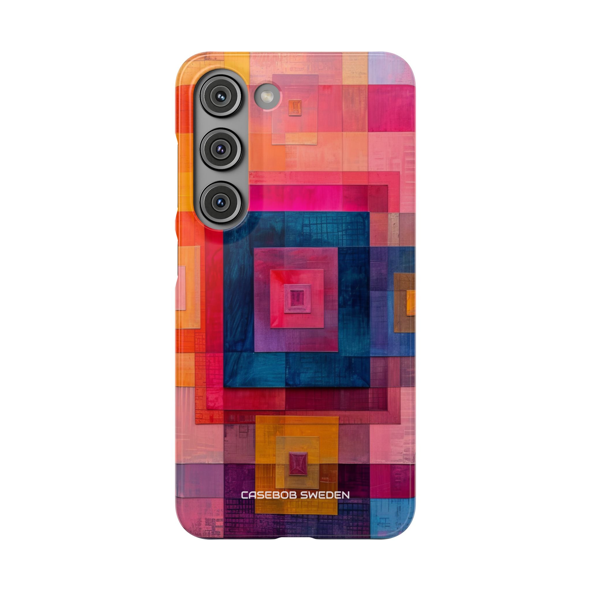 Vibrant Geometry - Slim Samsung S23 Phone Case