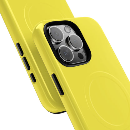 Lemon Yellow - Tough + MagSafe® iPhone 16 Phone Case