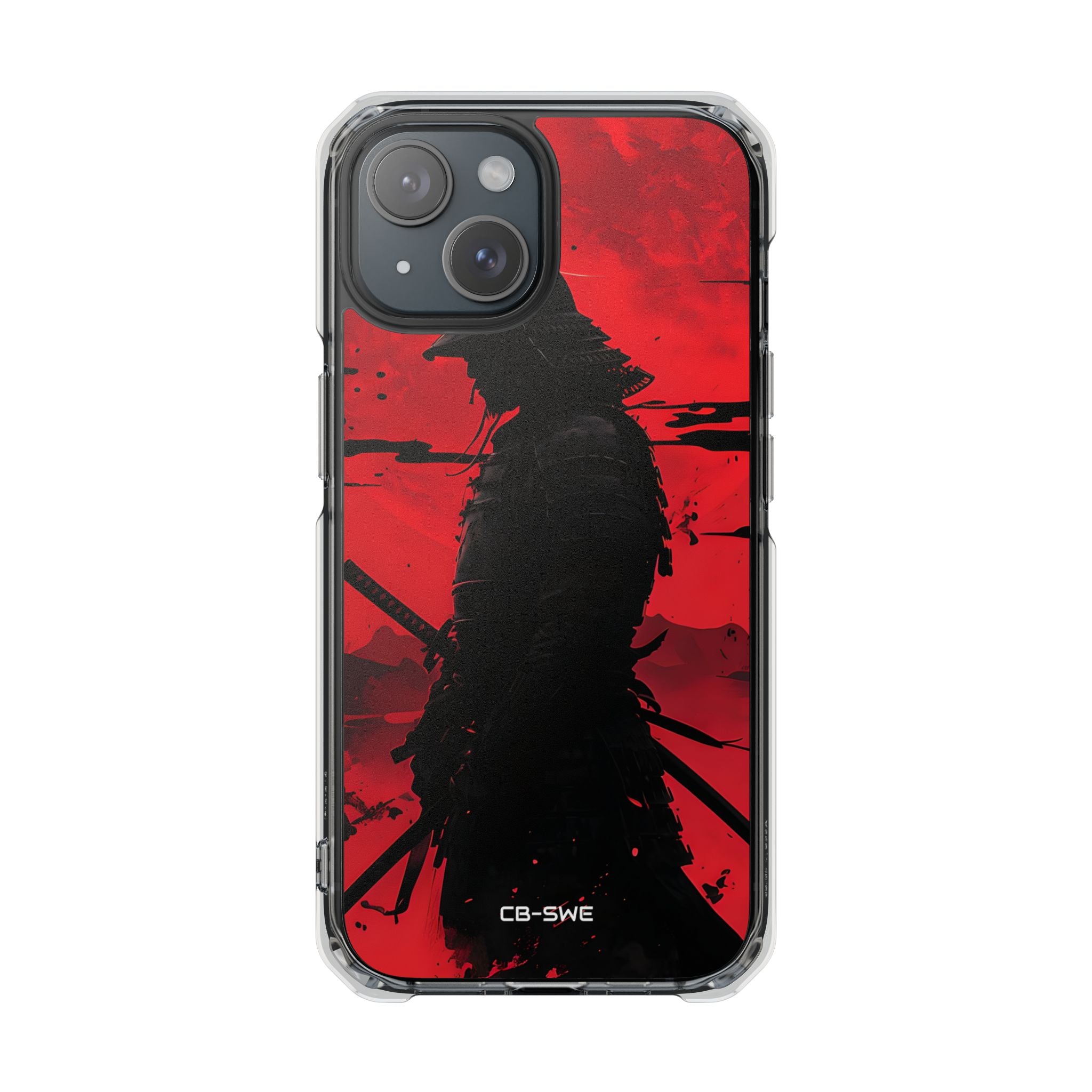 Red Samurai Shadow iPhone Case - Impact