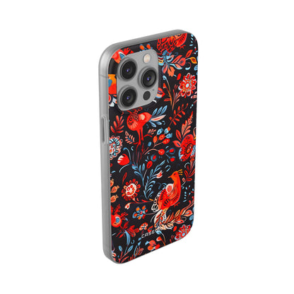 Vivid Birdscape iPhone 14 Pro Max Case - Soft