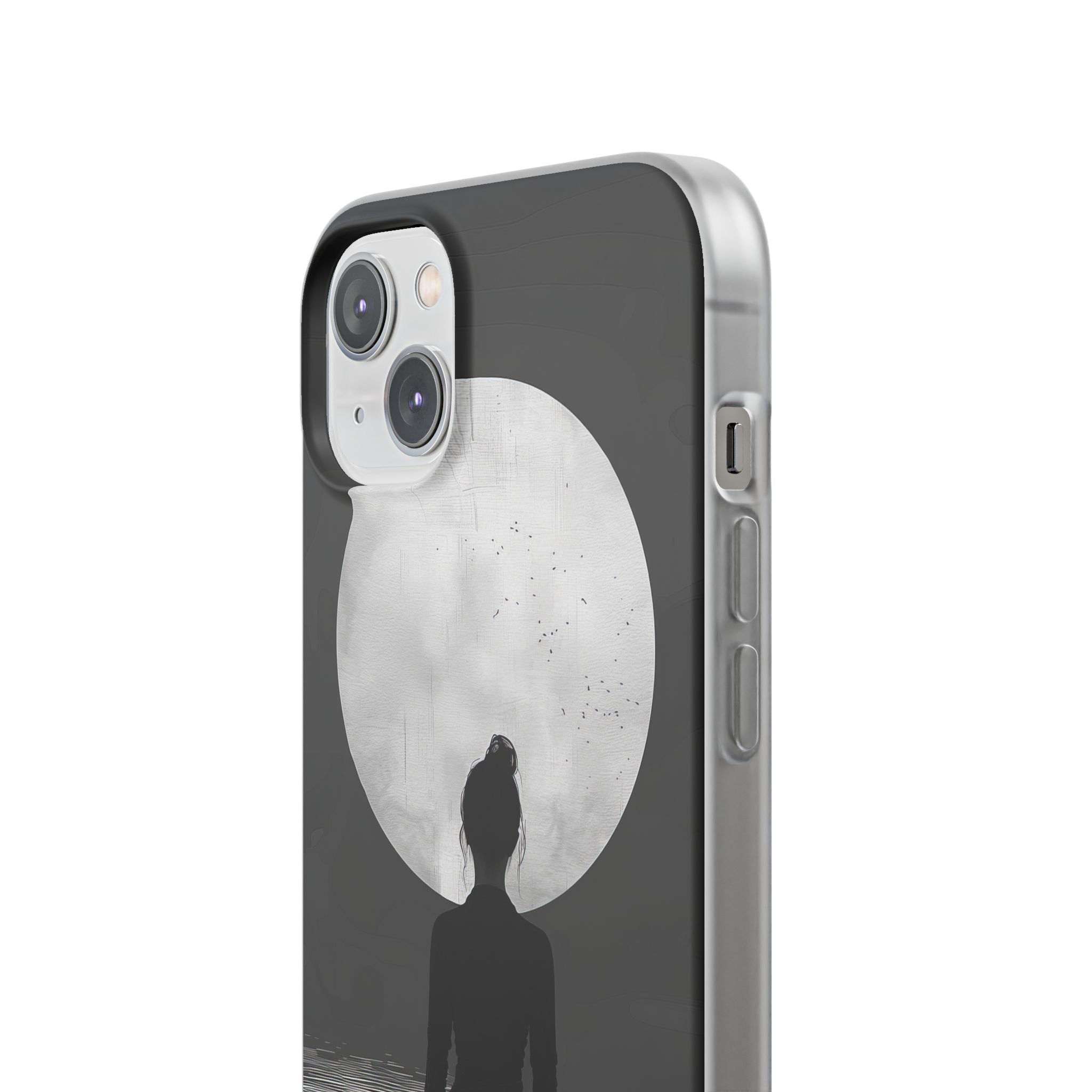 Silhouette Moonlight iPhone 14 Plus Case - Soft