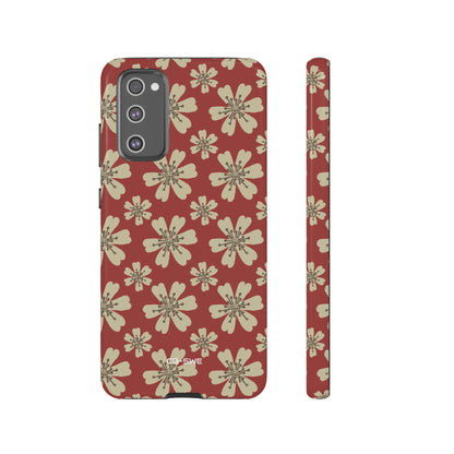 Retro Red Florals - Samsung Case