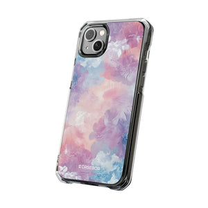 Pastellfarbenes Muster | Handyhülle für iPhone (Clear Impact Case – magnetisch)