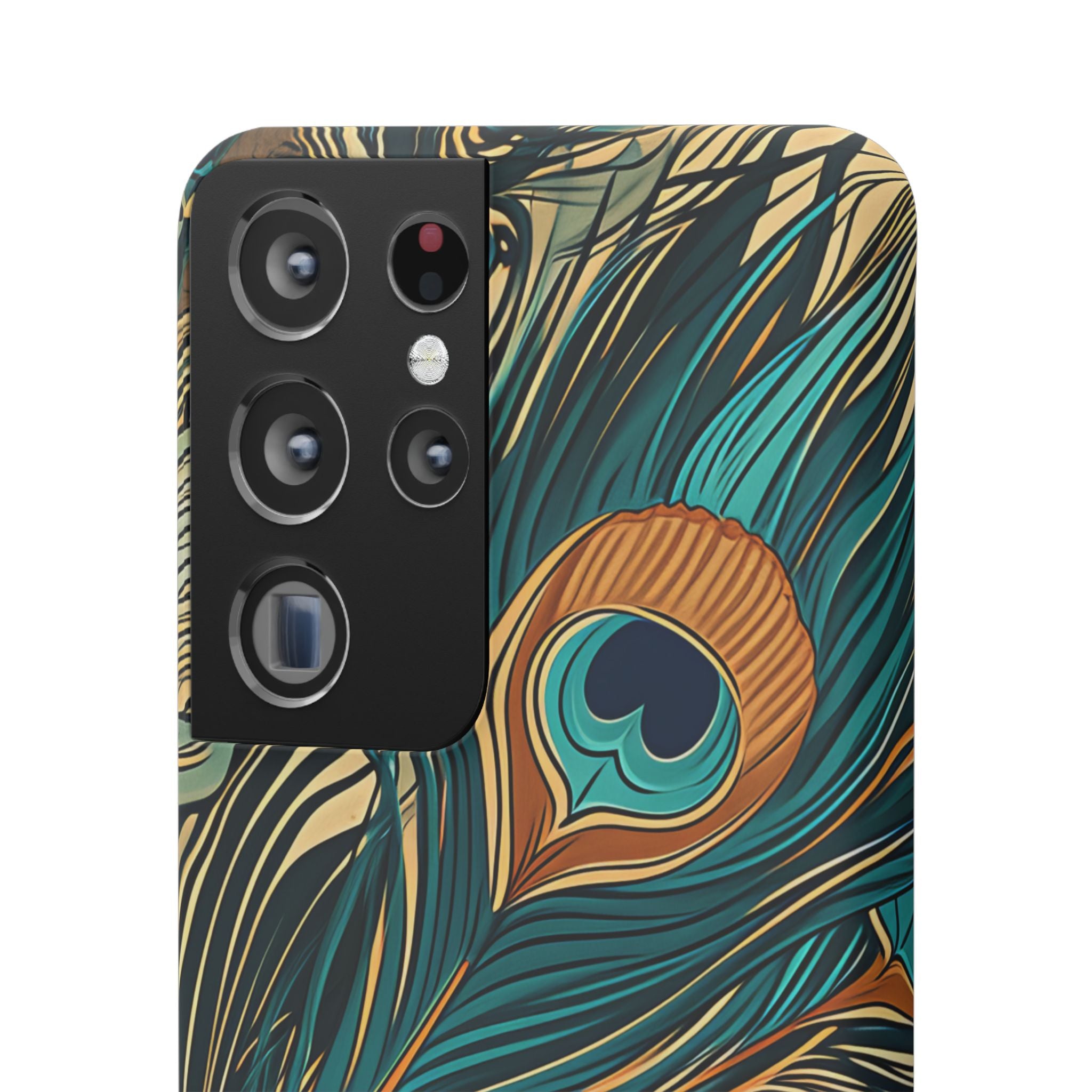 Art Nouveau Peacock Elegance Samsung S21 - Slim Phone Case