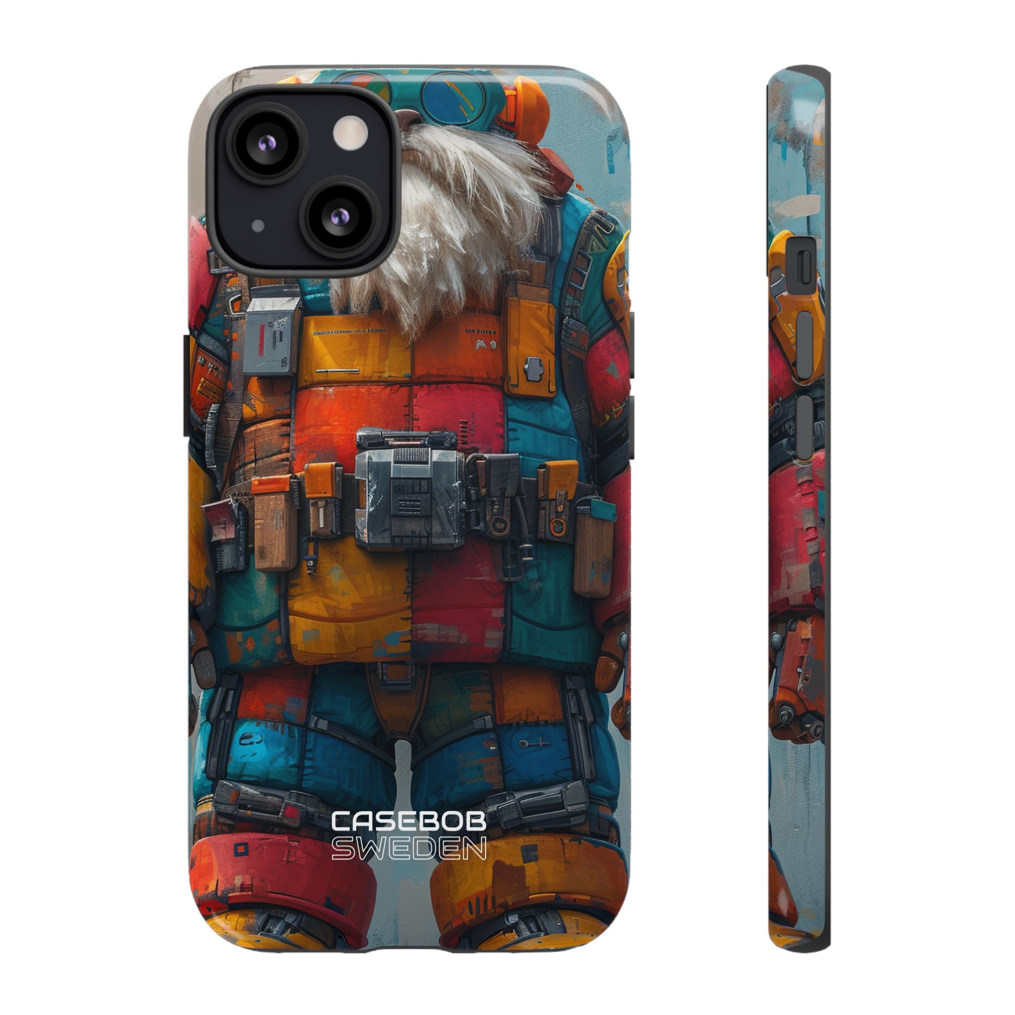 Whimsical Robot Wanderer iPhone 13 - Tough