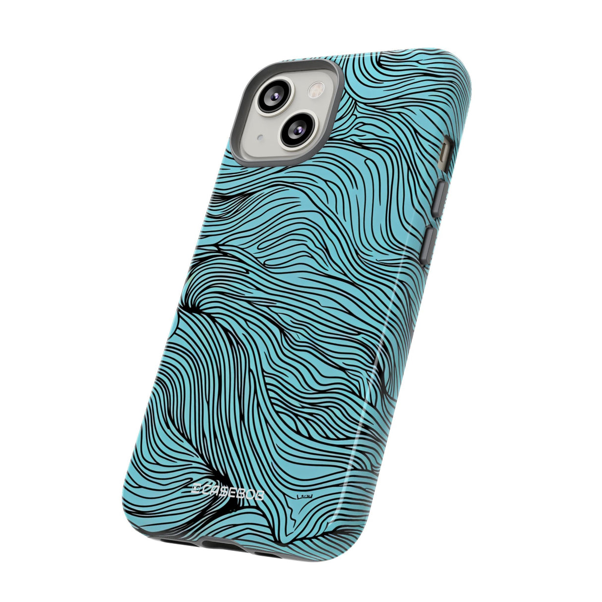 Wavy Serenity | Protective Phone Case for iPhone