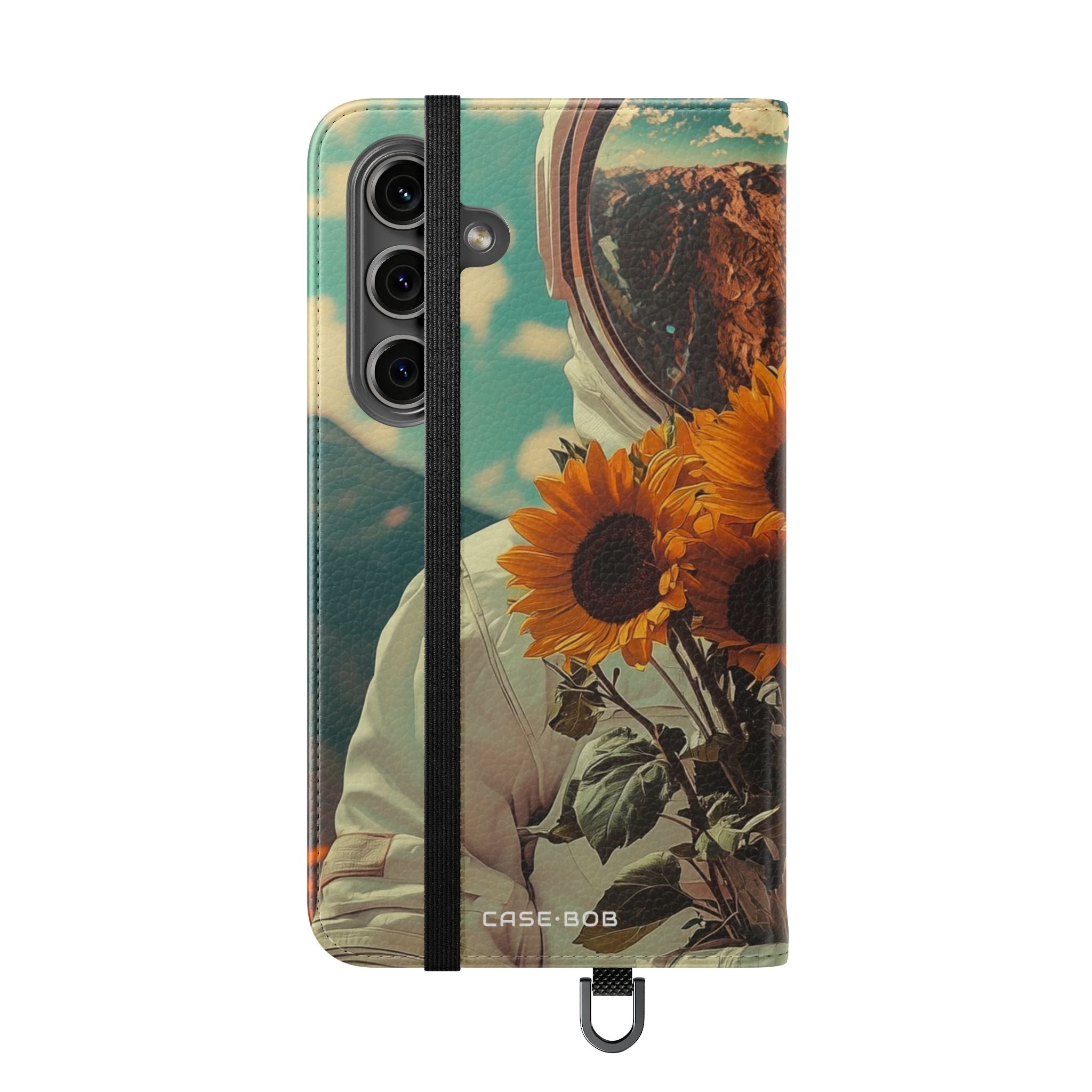 Sunflower Astronaut - Samsung S24 Case - Wallet