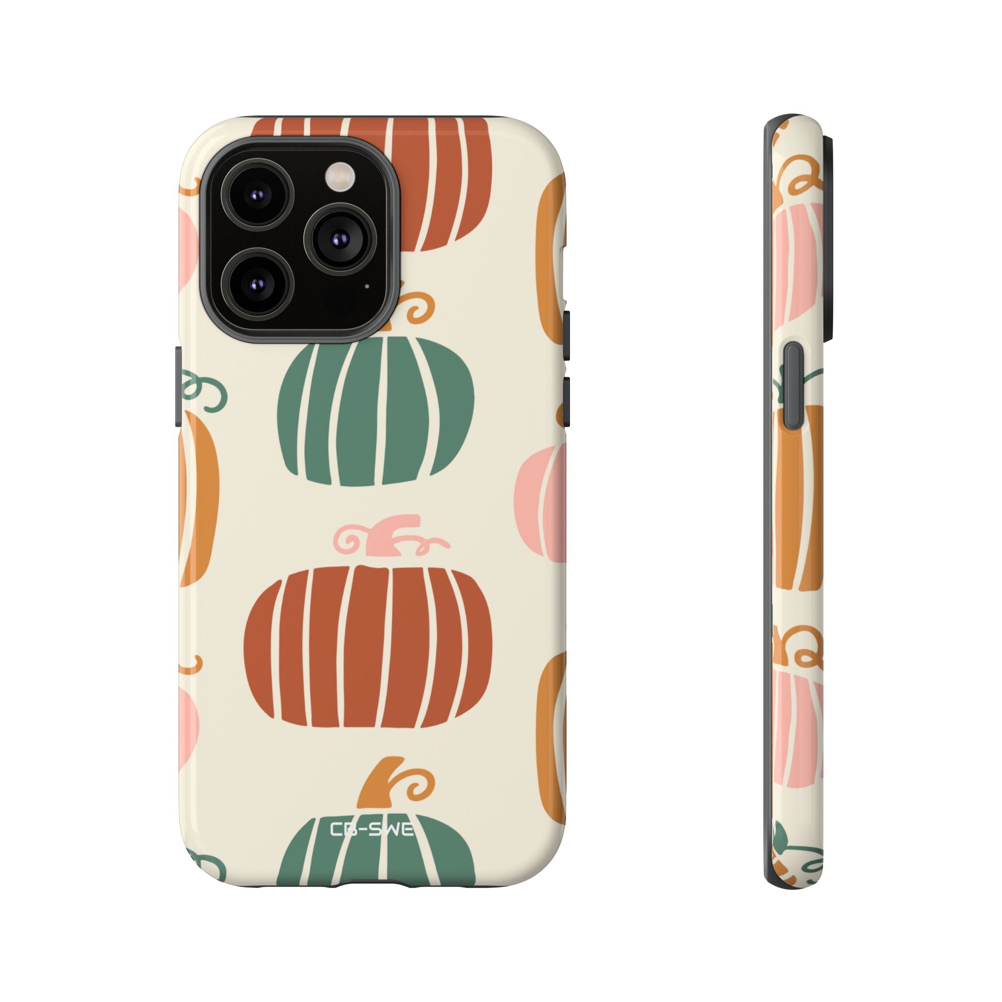 Whimsical Pumpkin Harmony - iPhone Case