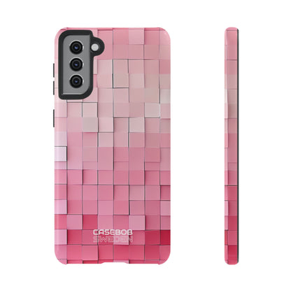 Pink Mosaic Glow  Samsung S21 - Tough