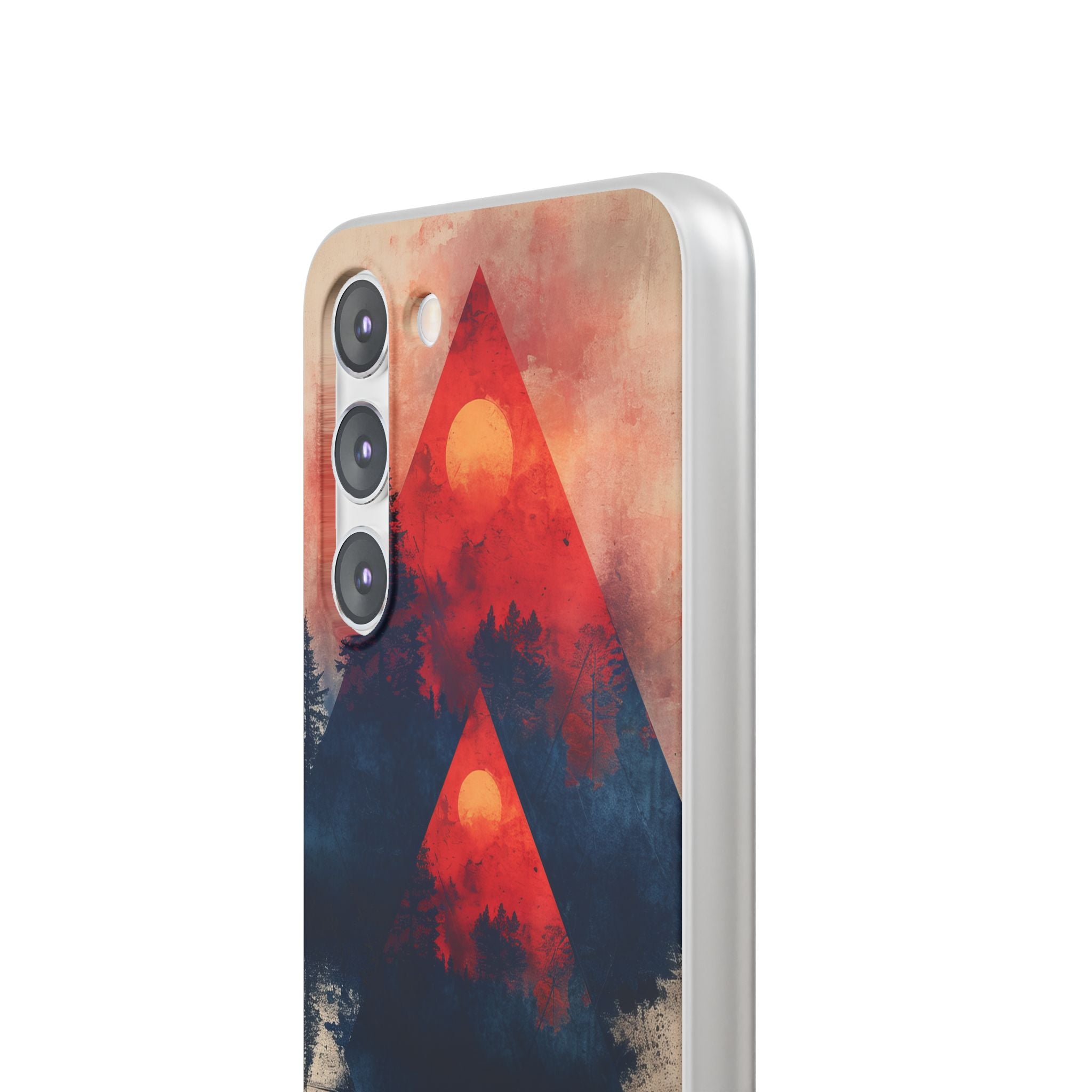 Red Sky Serenity - Flexi Samsung S23 Phone Case