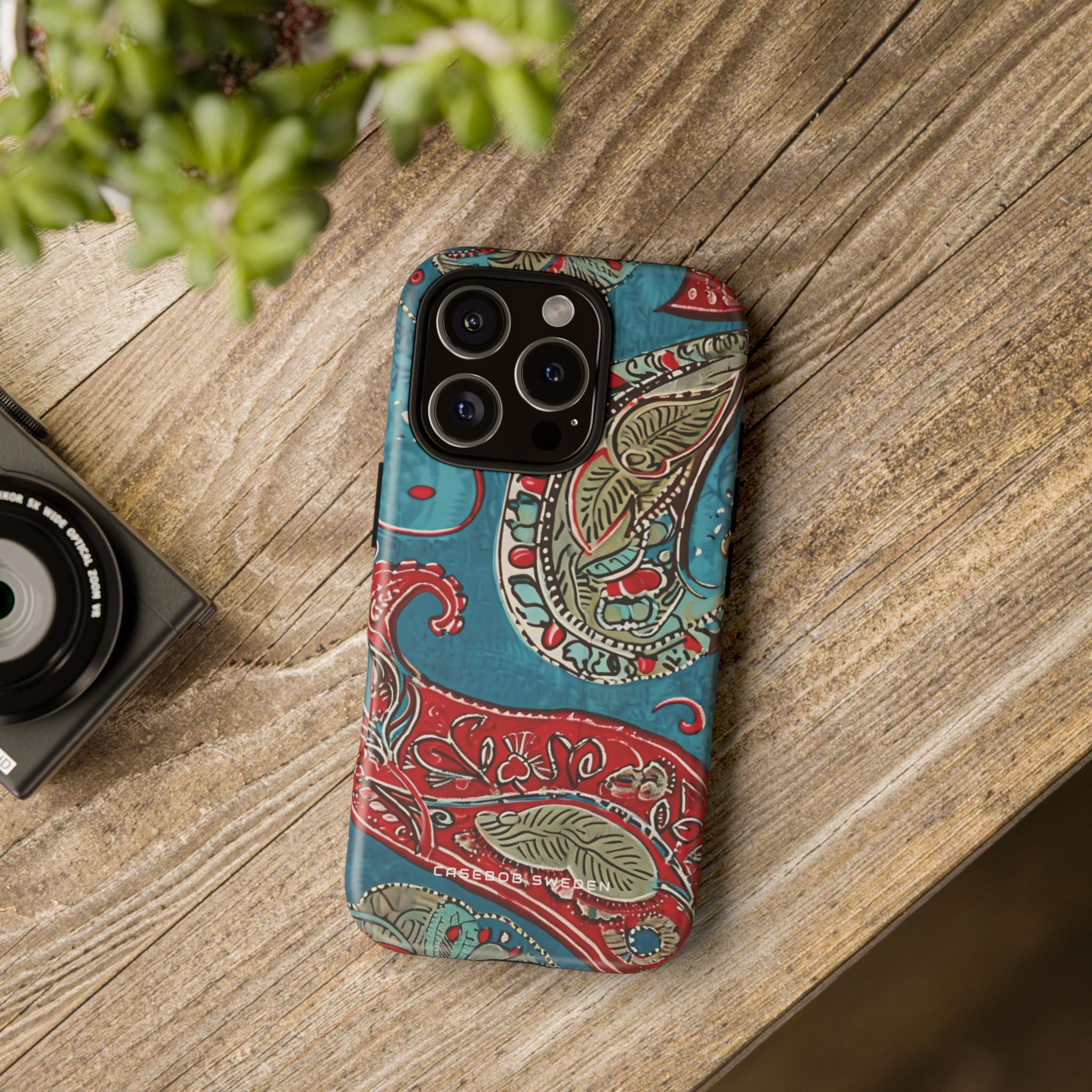 Vintage Paisley Elegance iPhone 16 - Tough Phone Case