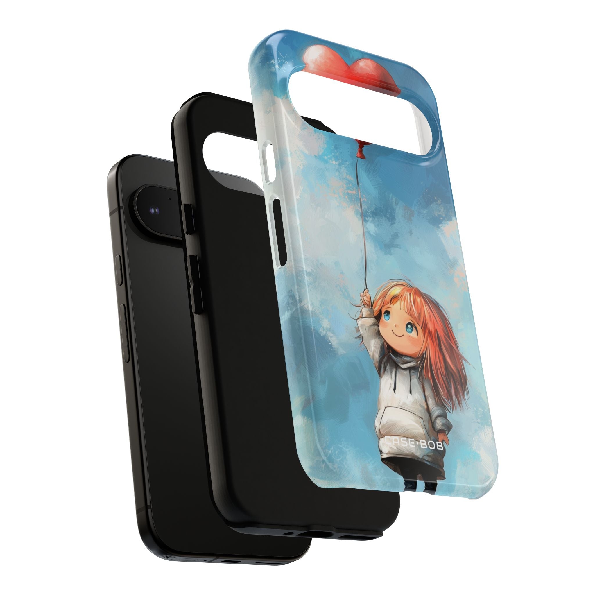 Heart Balloon Whimsy Google Pixel 9 Pro Case - Tough