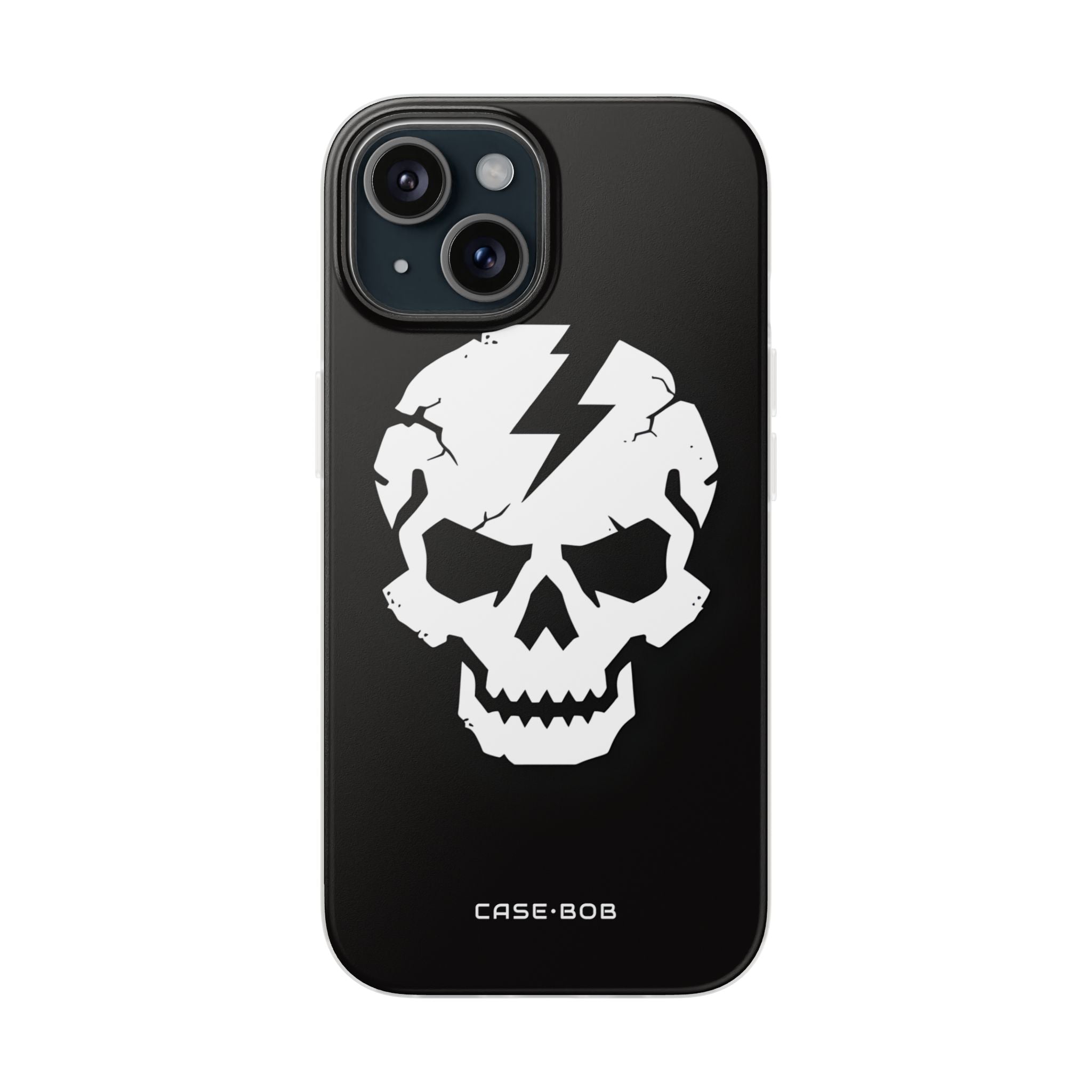 Lightning Skull iPhone 15 Case - Soft