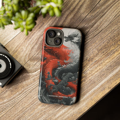 Zen Dragon Harmony iPhone 15 - Tough Phone Case