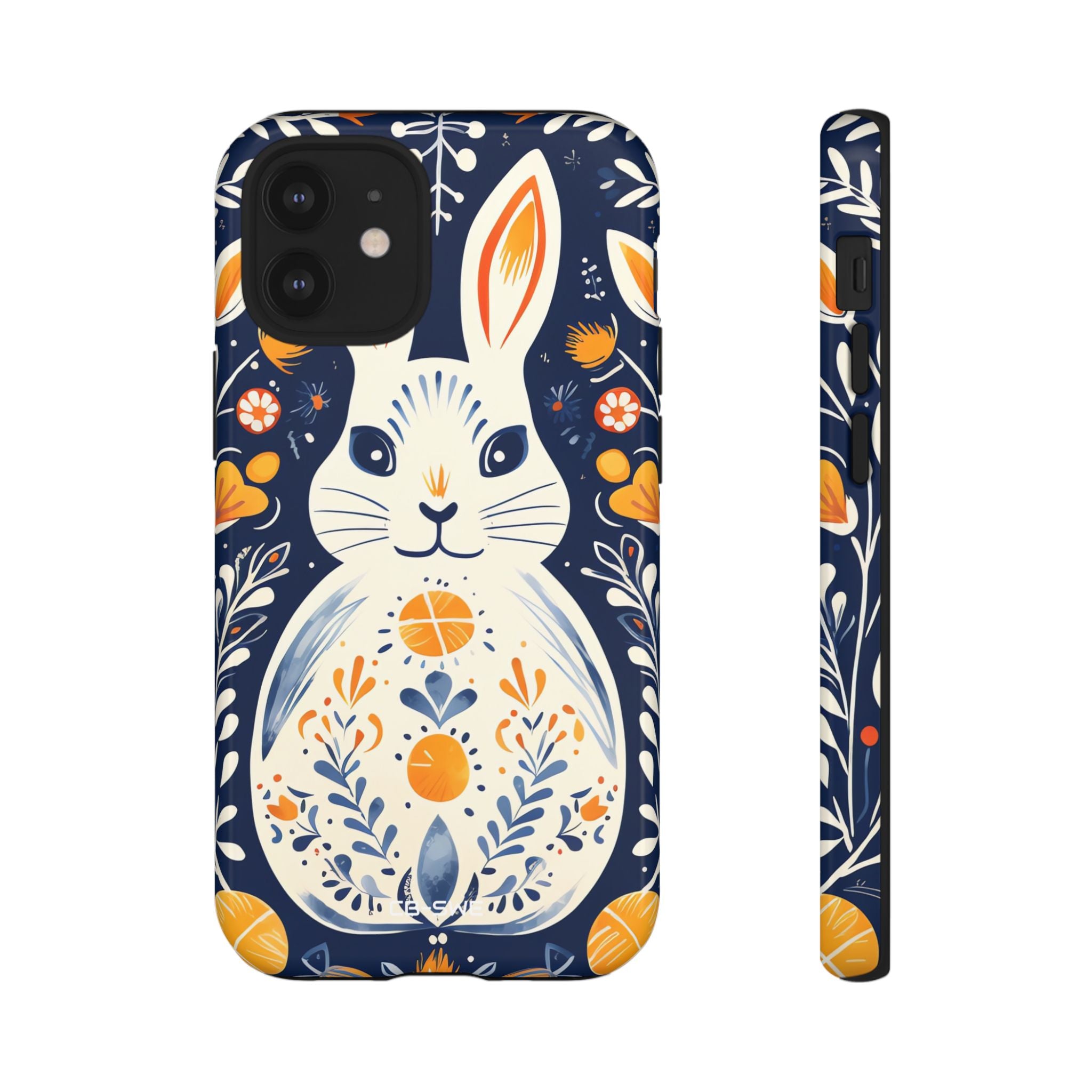 Floral Rabbit Joy - iPhone Case