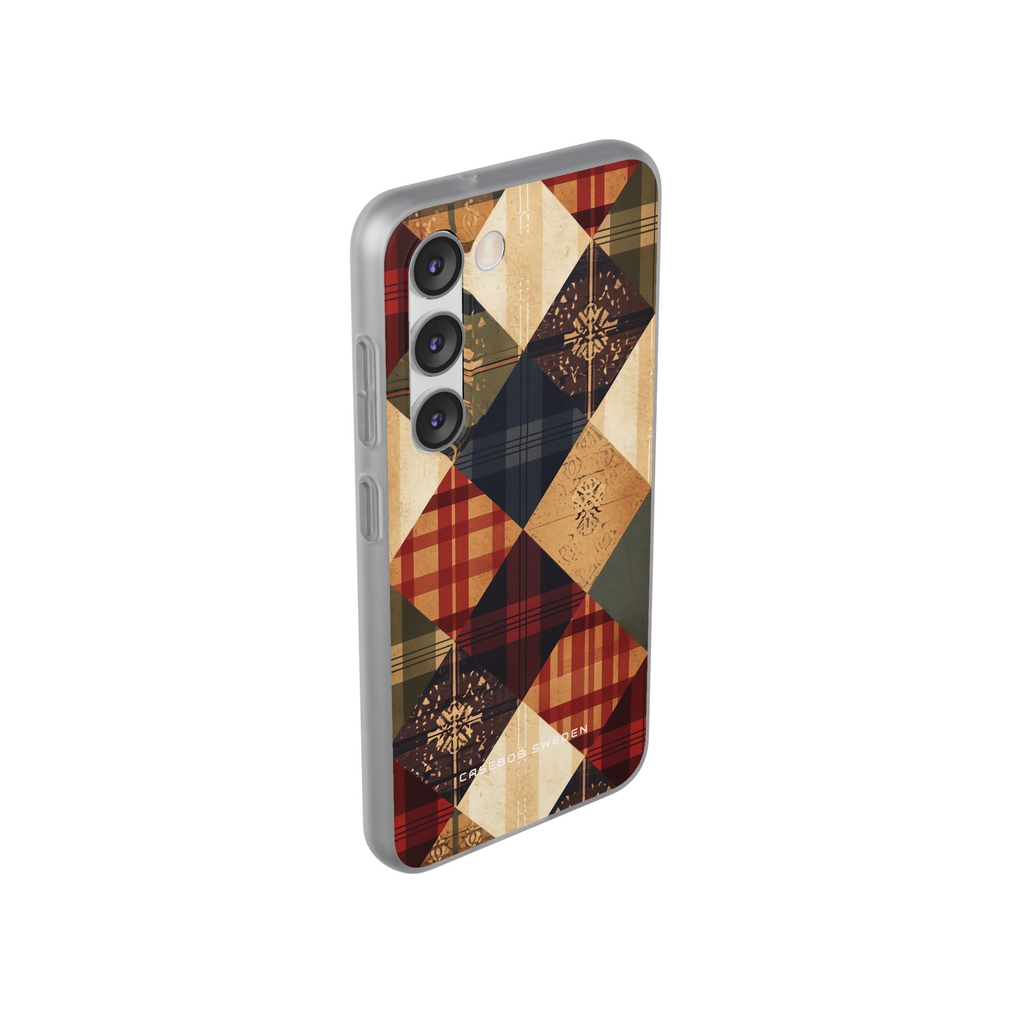 Rustic Geometric Patchwork Harmony Samsung S23 - Flexi Phone Case