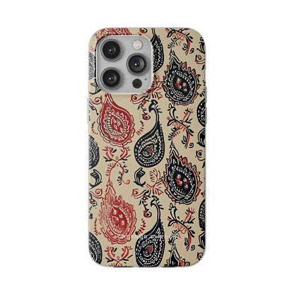 Vintage Paisley Elegance iPhone 14 - Flexi Phone Case