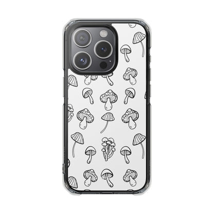 Mushroom Line Play iPhone Case - Impact