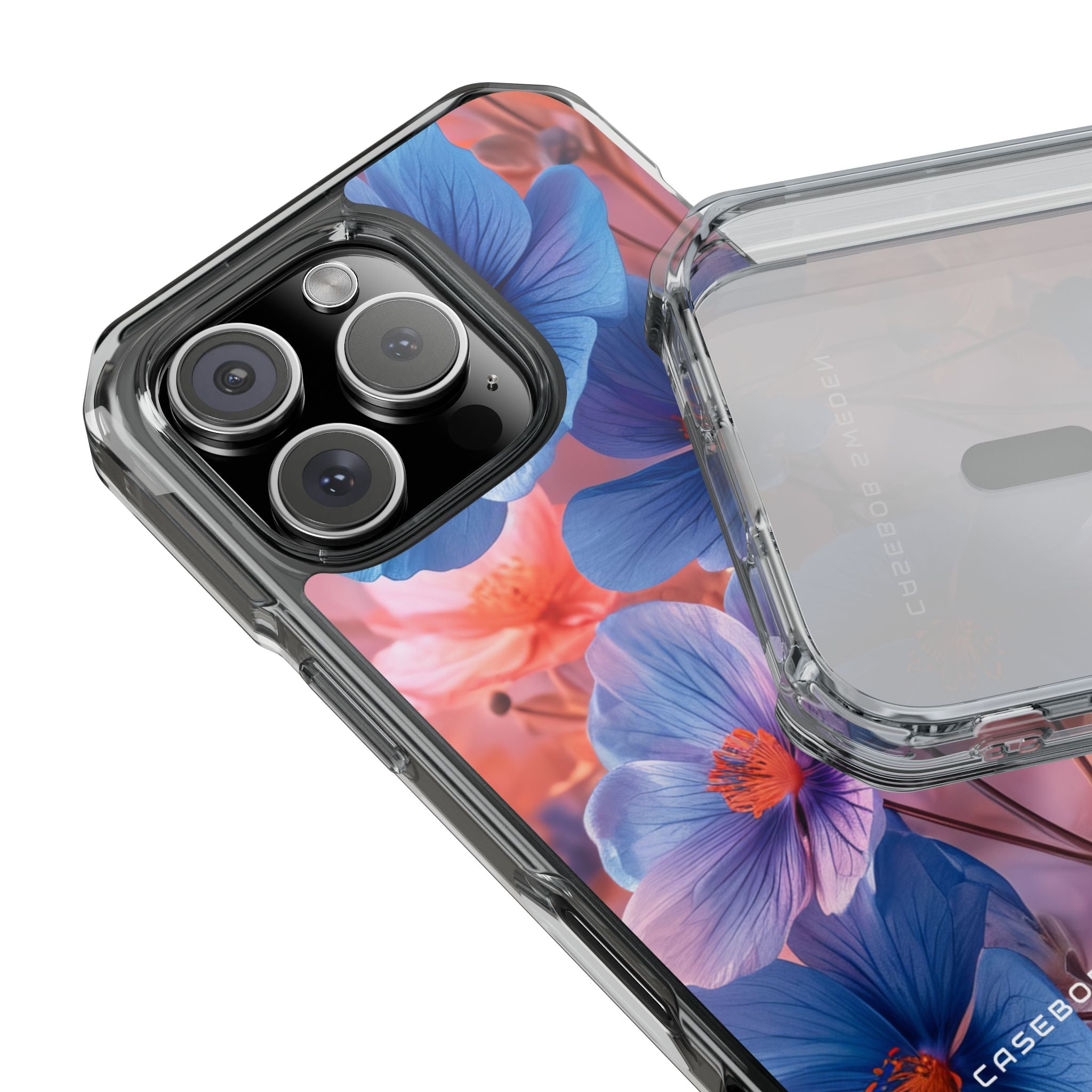 Ethereal Floral Symphony iPhone 16 - Clear Impact Phone Case