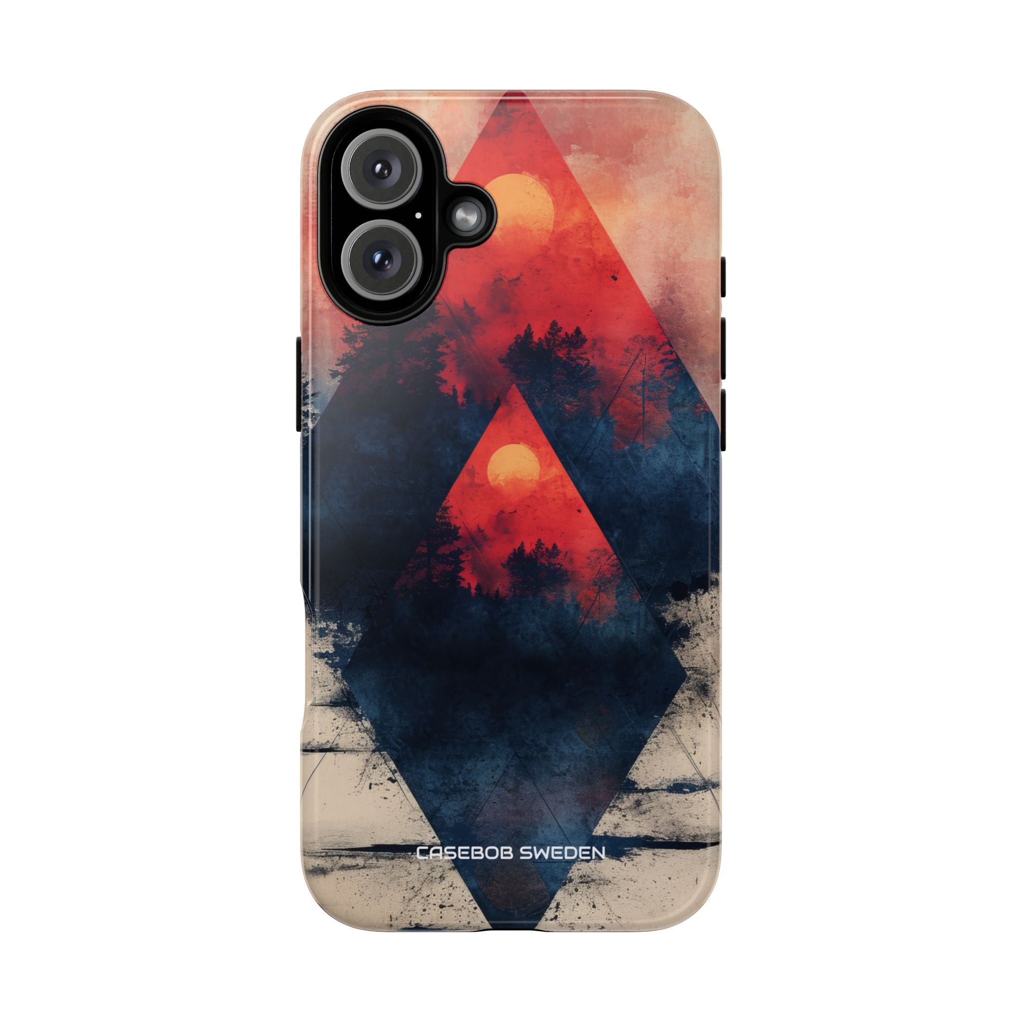 Red Sky Serenity - Tough iPhone 16 Phone Case