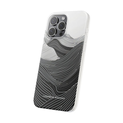 Undulating Horizon Waves iPhone 15 - Flexi Phone Case