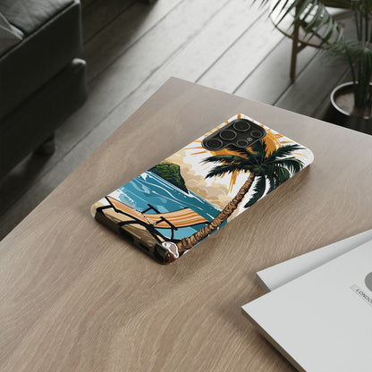 Sunny Palm Breeze Samsung S22 Ultra Case - Tough