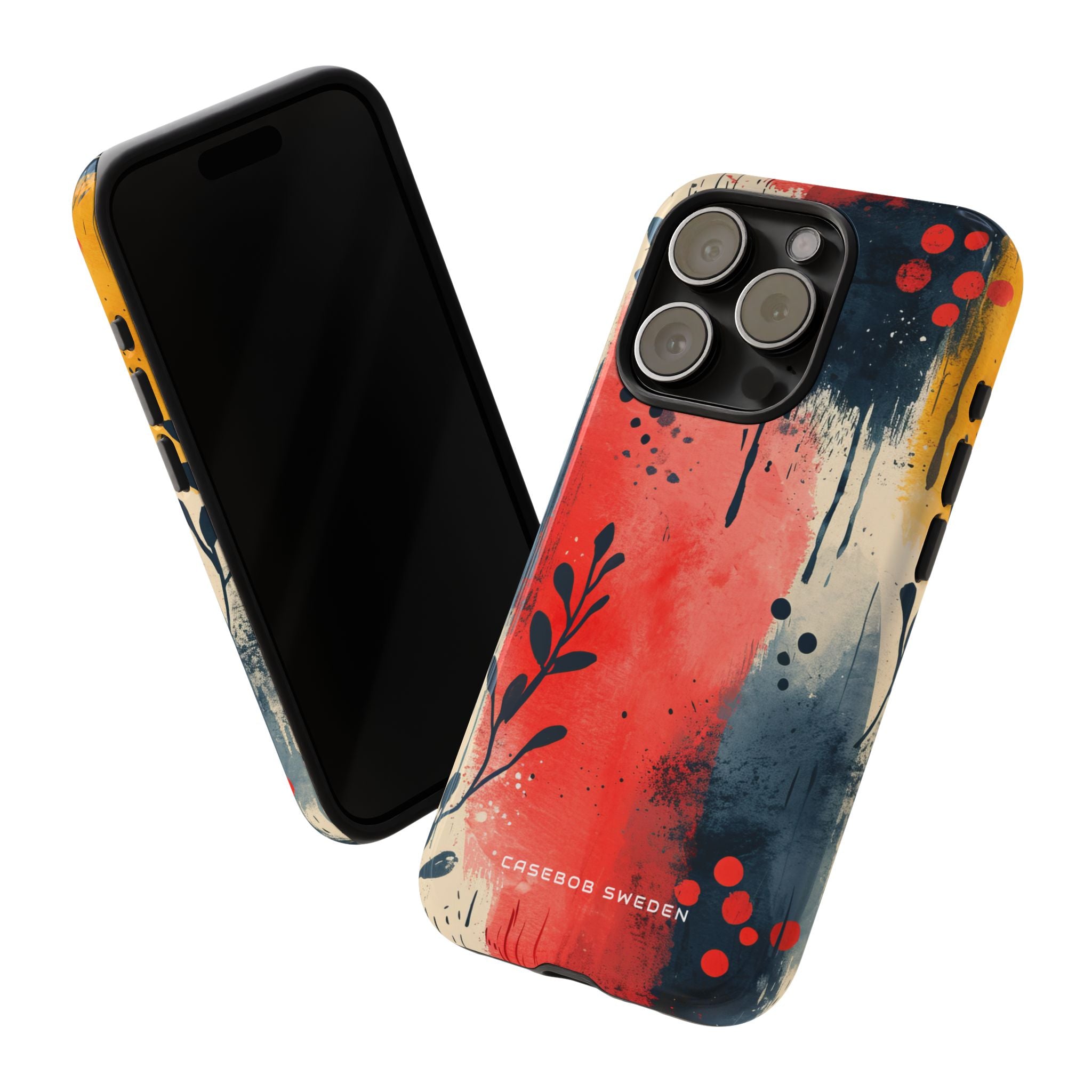 Vibrant Floral Energy iPhone 15 - Tough Phone Case