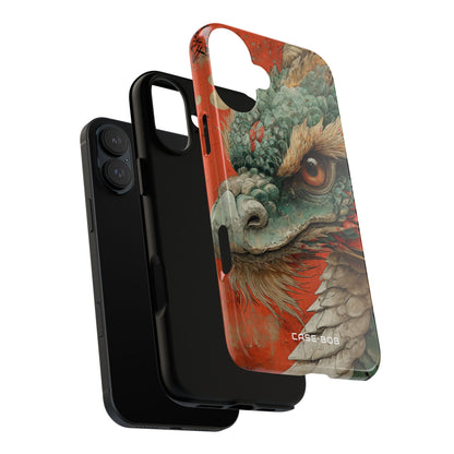Emerald Dragonflare iPhone 16 Plus Case - Tough