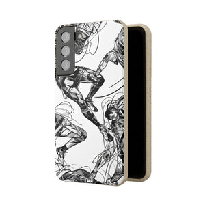 Dynamic Athletic Surrealism | Biodegradable Phone Case