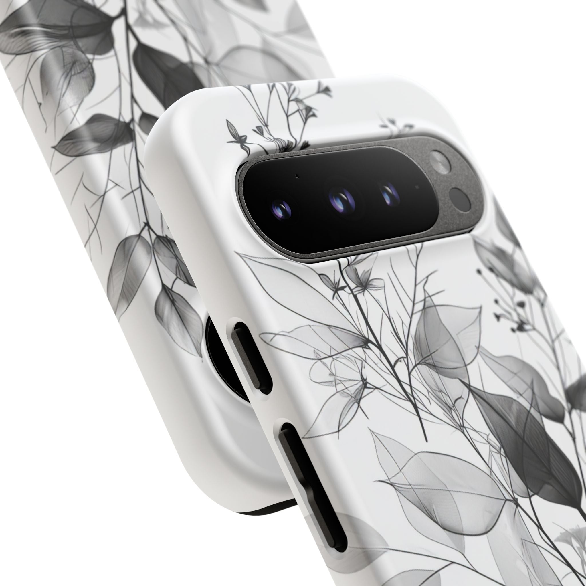 Ethereal Floral Linework Google Pixel 9 - Tough Phone Case