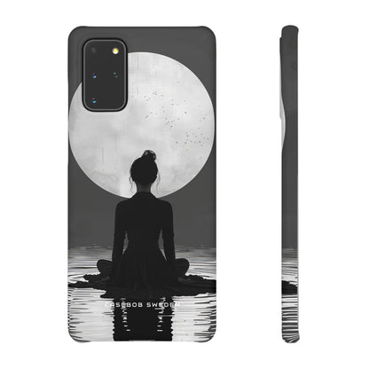 Zen Serenity Moon Reflection Samsung S20 - Slim Phone Case