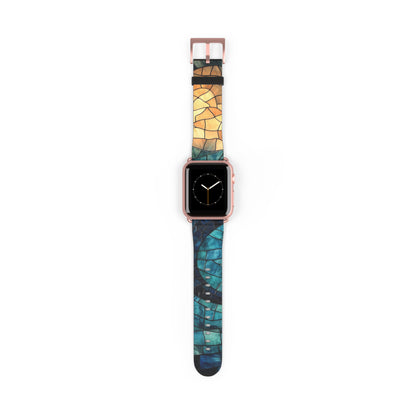 Blue Whale Mosaic - Watch Band
