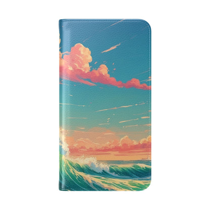 Sunset Wave - Samsung S23+ Case - Wallet