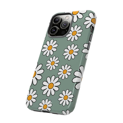 Daisies Dance Playfully - iPhone Case