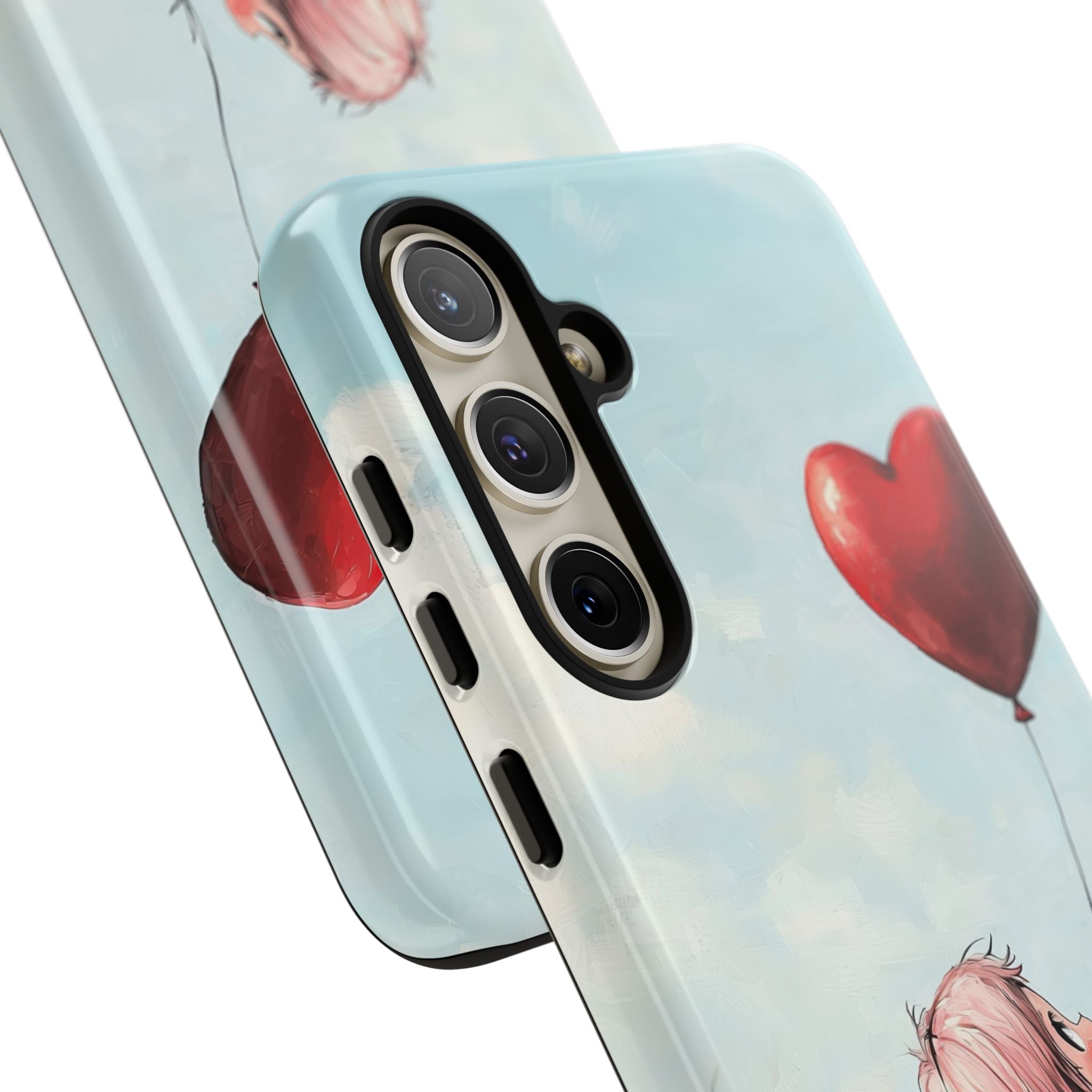 Heart Balloon Glow Samsung S24 Plus Case - Tough