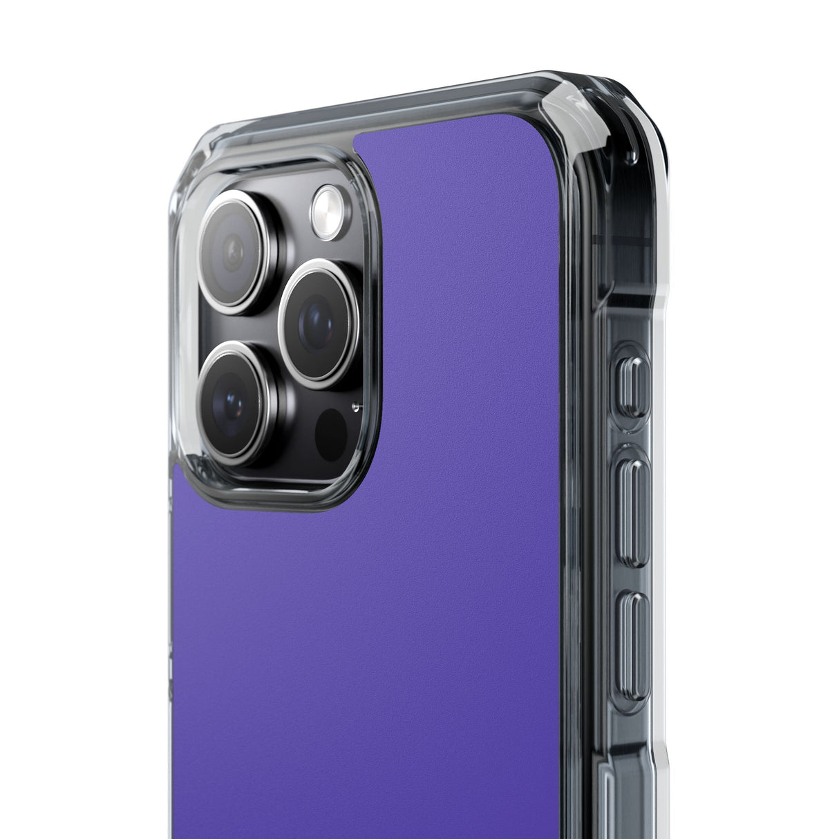 Plump Purple | Handyhülle für iPhone (Clear Impact Case – magnetisch) 