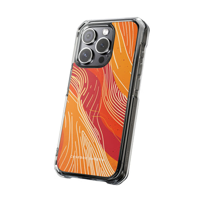 Gradient Flowwave Essence iPhone 15 - Clear Impact Phone Case