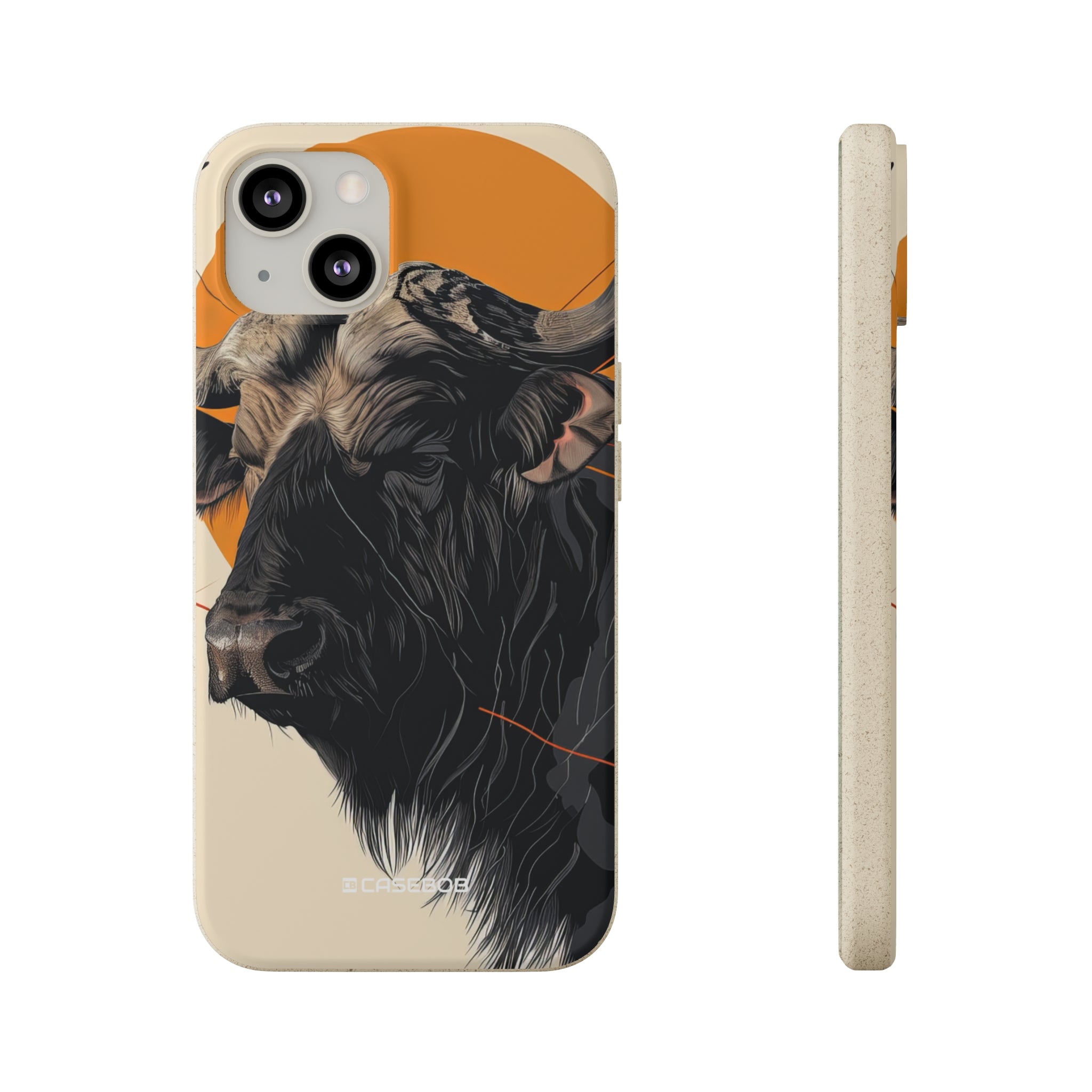 Majestic Buffalo Sun | Biodegradable Phone Case