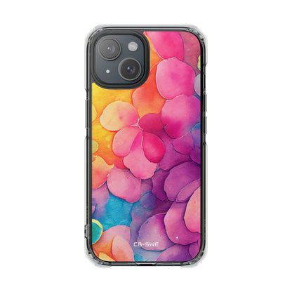 Vibrant Petal Fusion iPhone Case - Impact