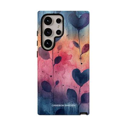 Watercolor Heart Art - Tough Samsung S24 Phone Case