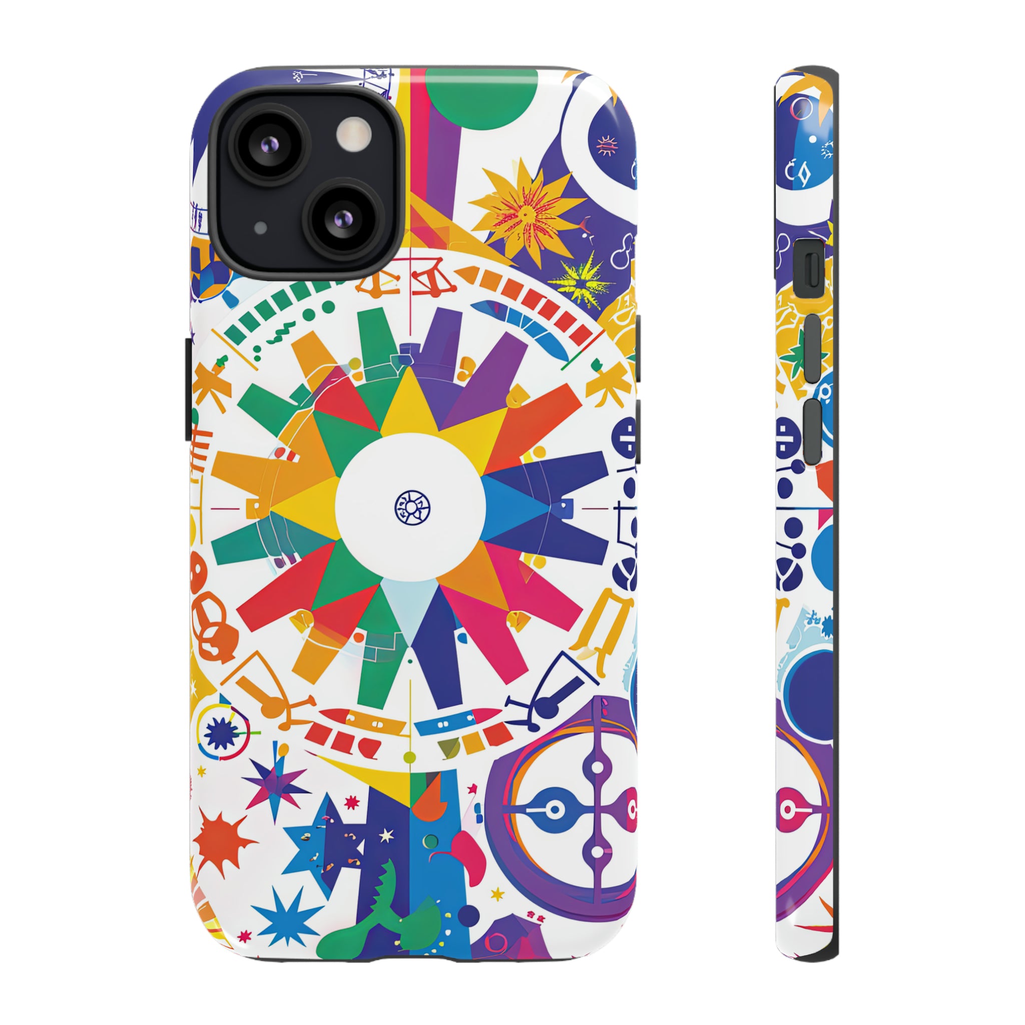 Celestial Horoscope Whirl - Protective Phone Case