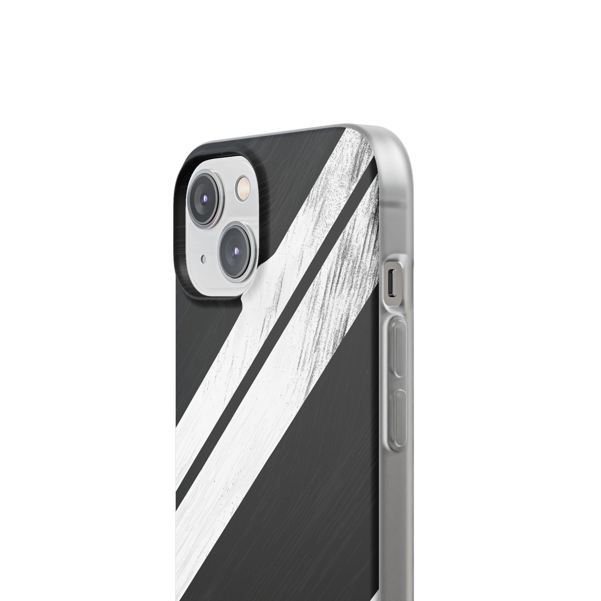 Distressed Stripe Motion iPhone 14 Case - Soft